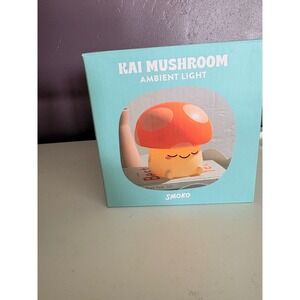 Smoko Kai Mushroom Ambient Light Orange LED Night Light 31009 Kawaii Decor NEW